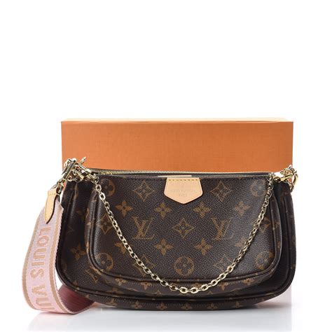 louis vuitton rose gold mini pochette|louis multi pochette handbags.